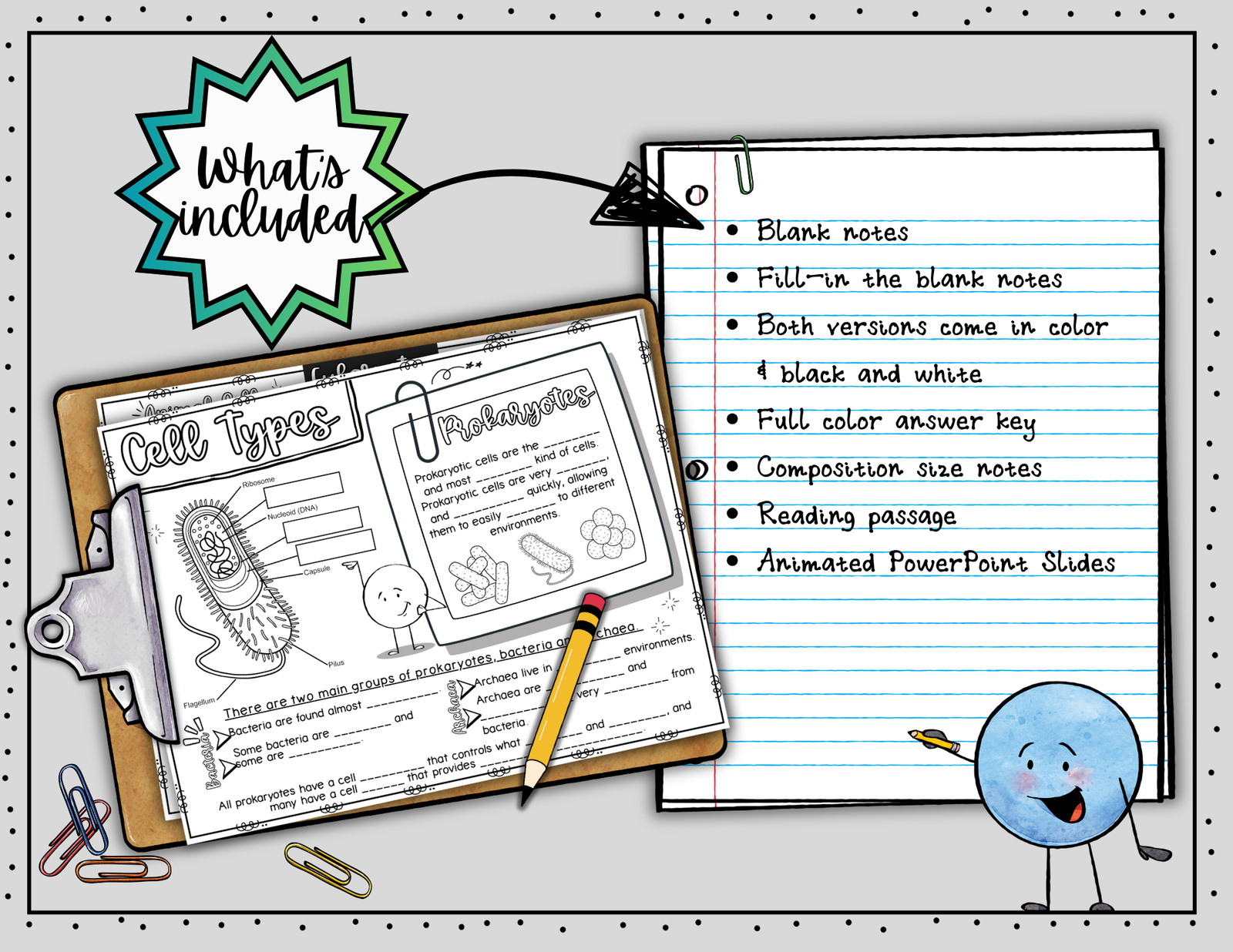 Types of Cells Doodle Notes ~ Science Doodle Notes ~ Visual Notes - Image 2
