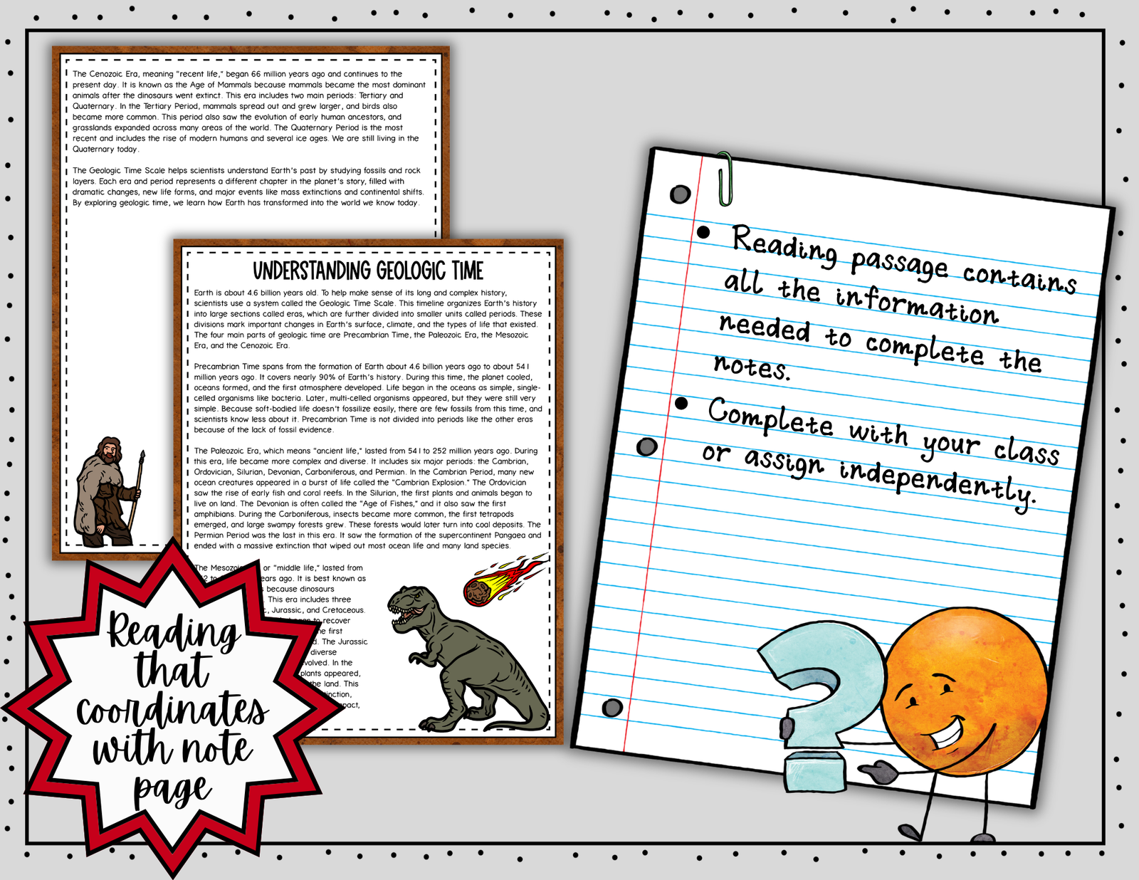 Geologic Time Scale Doodle Notes | Science Doodle Notes | Visual Notes - Image 6