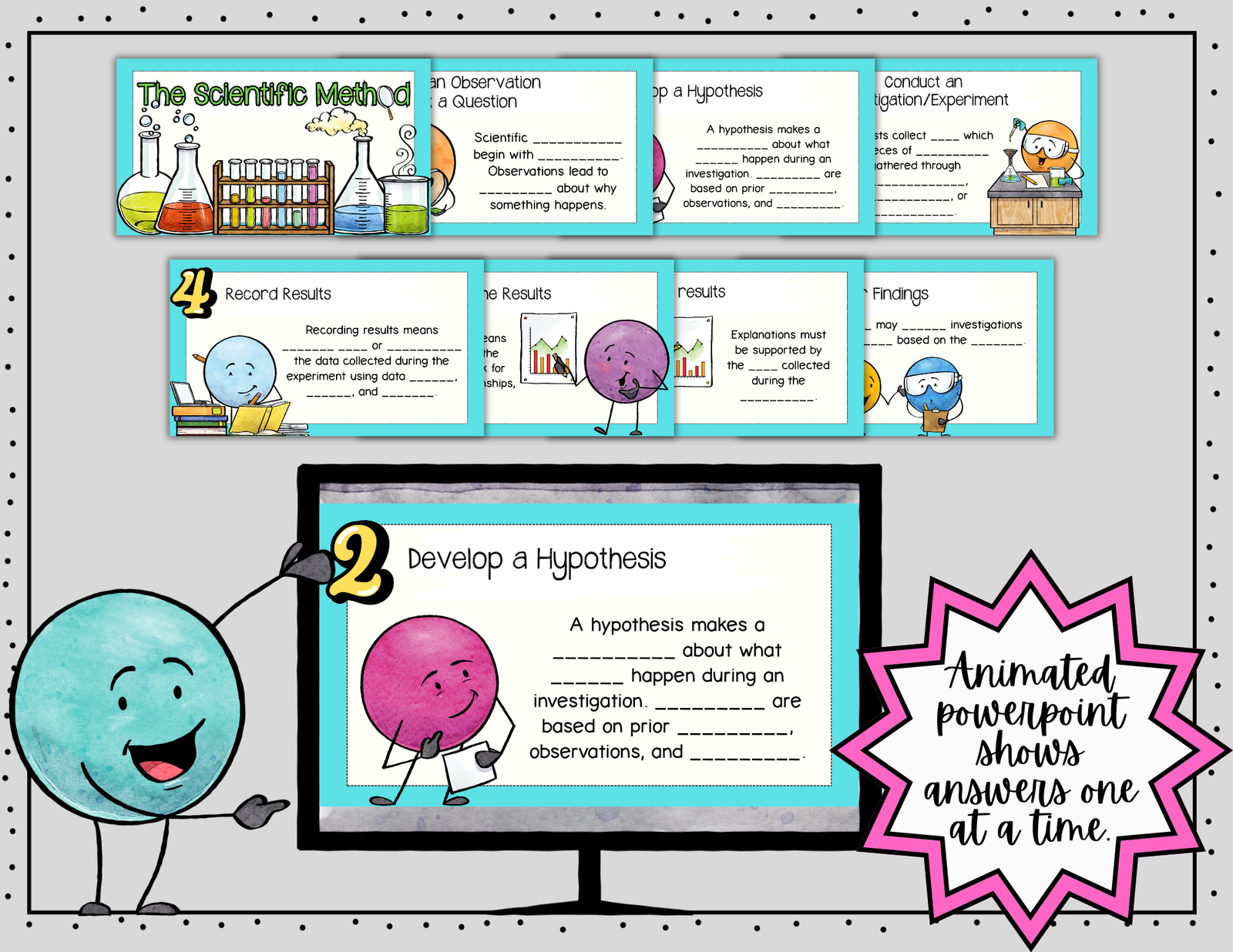 Scientific Method Doodle Notes | Graphic Organizer | Middle School Science 5-8 — Print - Image 7