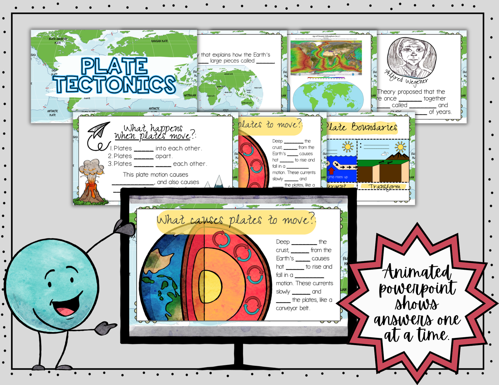 Plate Tectonics ~ Science Doodle Notes ~ Visual Notes — Print - Image 7