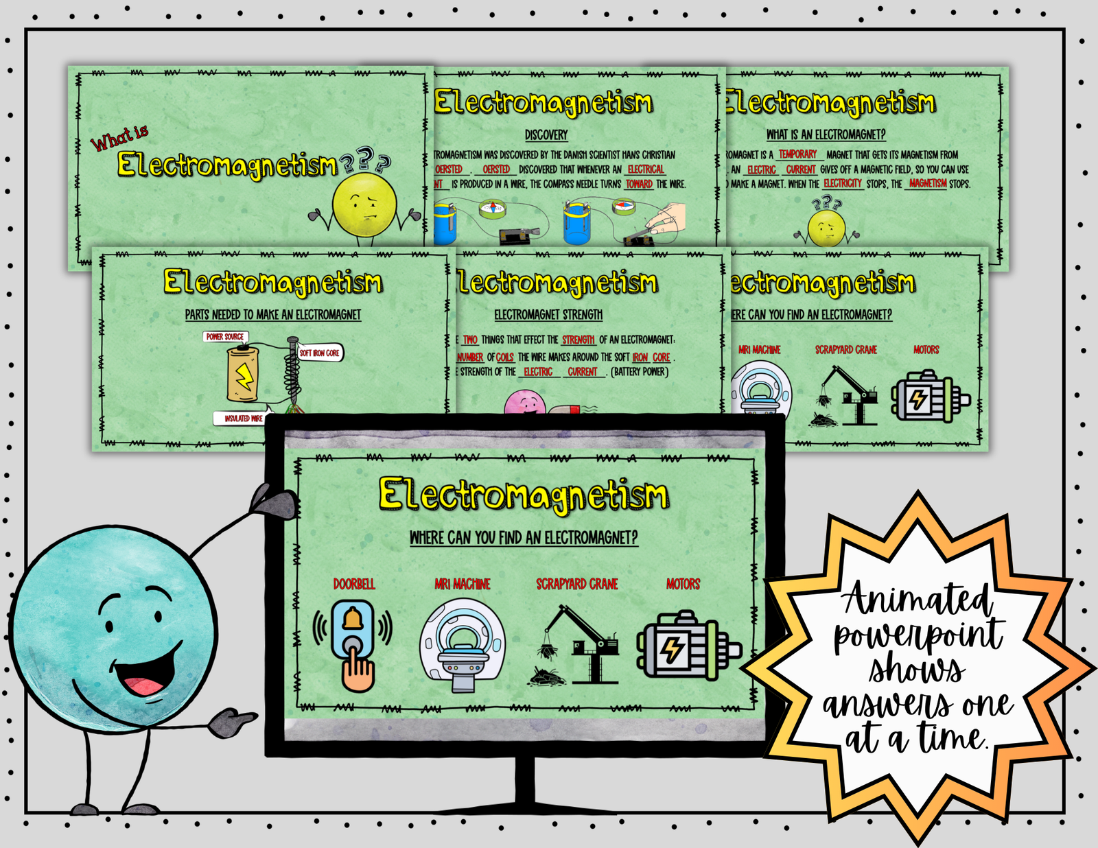 Electromagnetism Doodle Notes | Science Doodle Notes | Visual Notes - Image 7