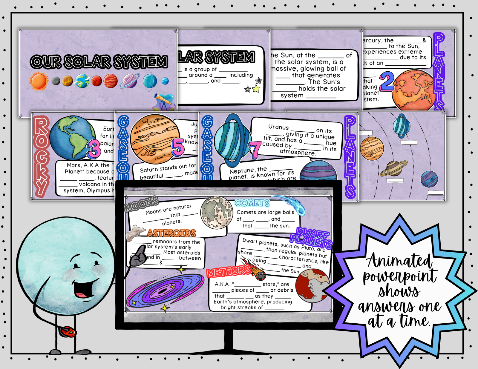 Solar System Doodle Notes | Science Doodle Notes | Visual Notes - Image 7
