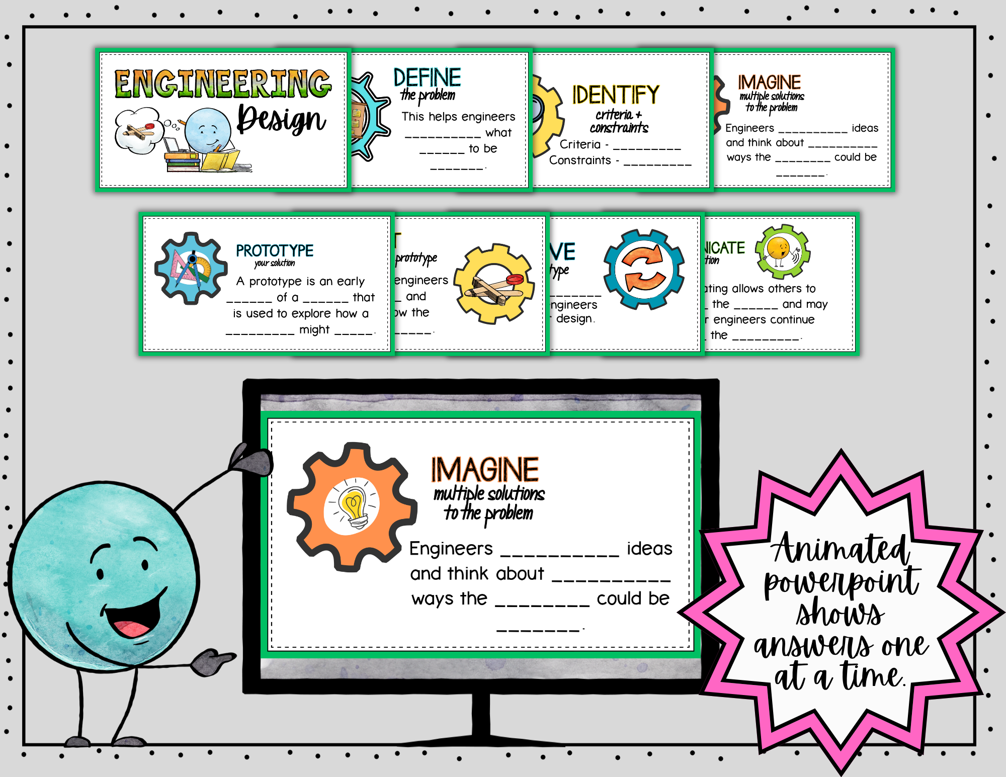 Engineering Design Doodle Notes | Graphic Organizer | Middle School Science 5-8 — Print - Image 7