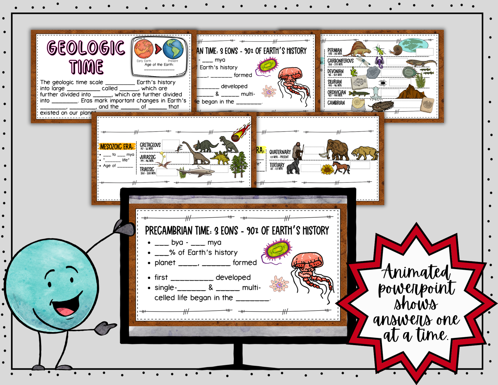 Geologic Time Scale Doodle Notes | Science Doodle Notes | Visual Notes - Image 7