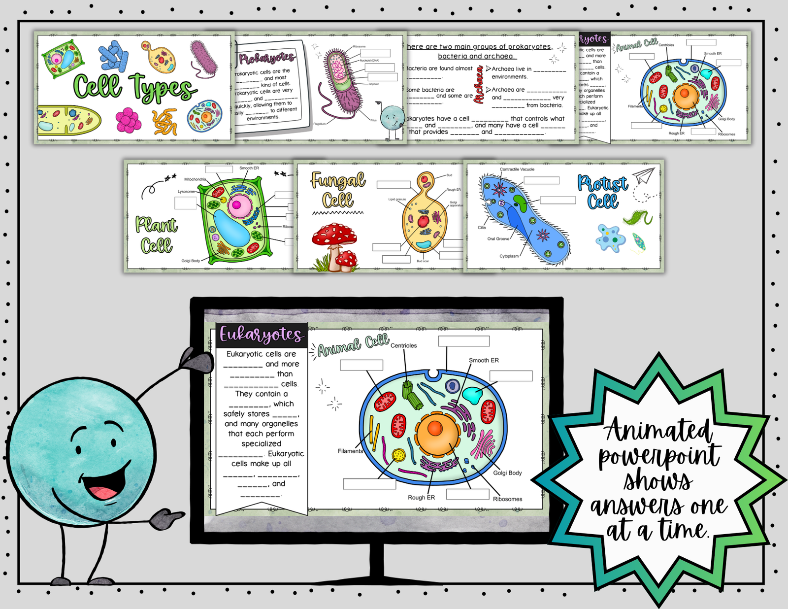 Types of Cells Doodle Notes ~ Science Doodle Notes ~ Visual Notes - Image 7