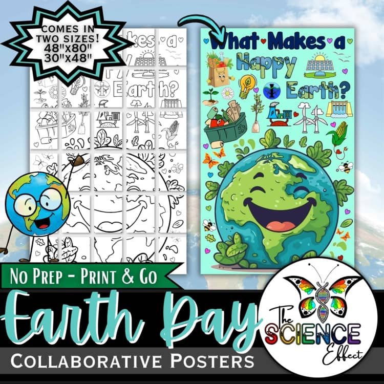 Earth Day Science Activity ~ Collaborative Poster Activity cover