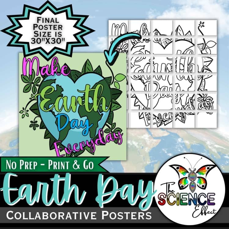 Earth Day Science Activity ~ Collaborative Poster Activity cover