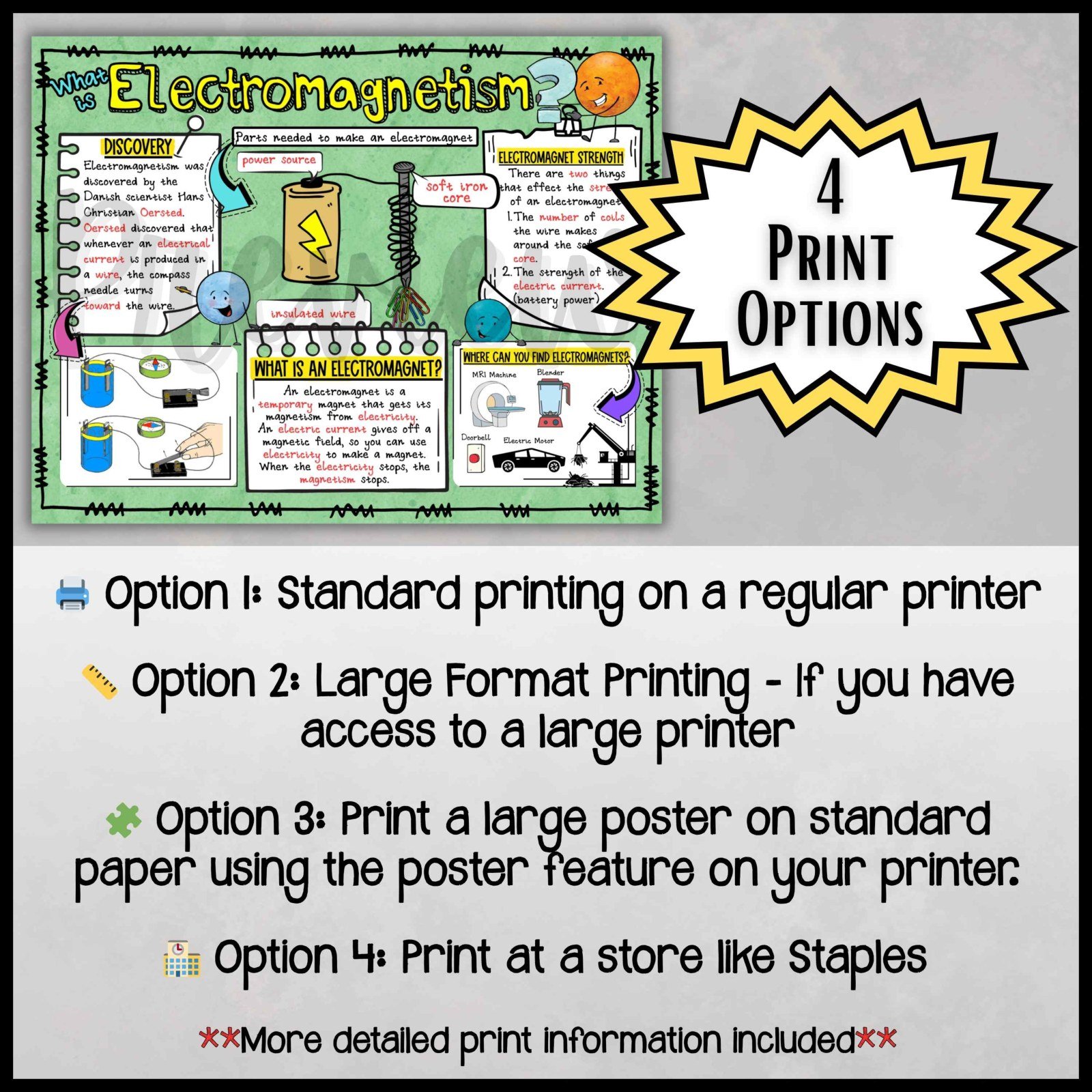 Physics Anchor Chart Poster Bundle | MS Earth Science Posters | Classroom Decor - Image 30