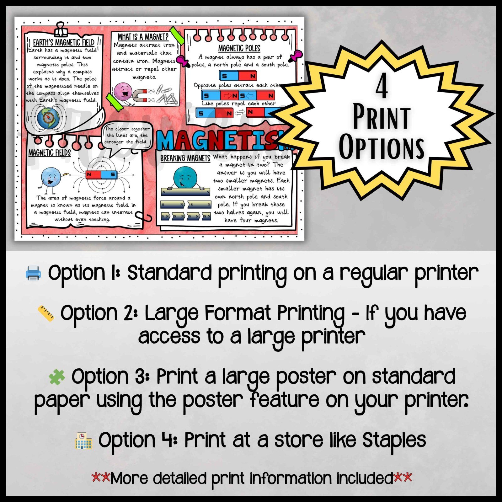 Physics Anchor Chart Poster Bundle | MS Earth Science Posters | Classroom Decor - Image 18