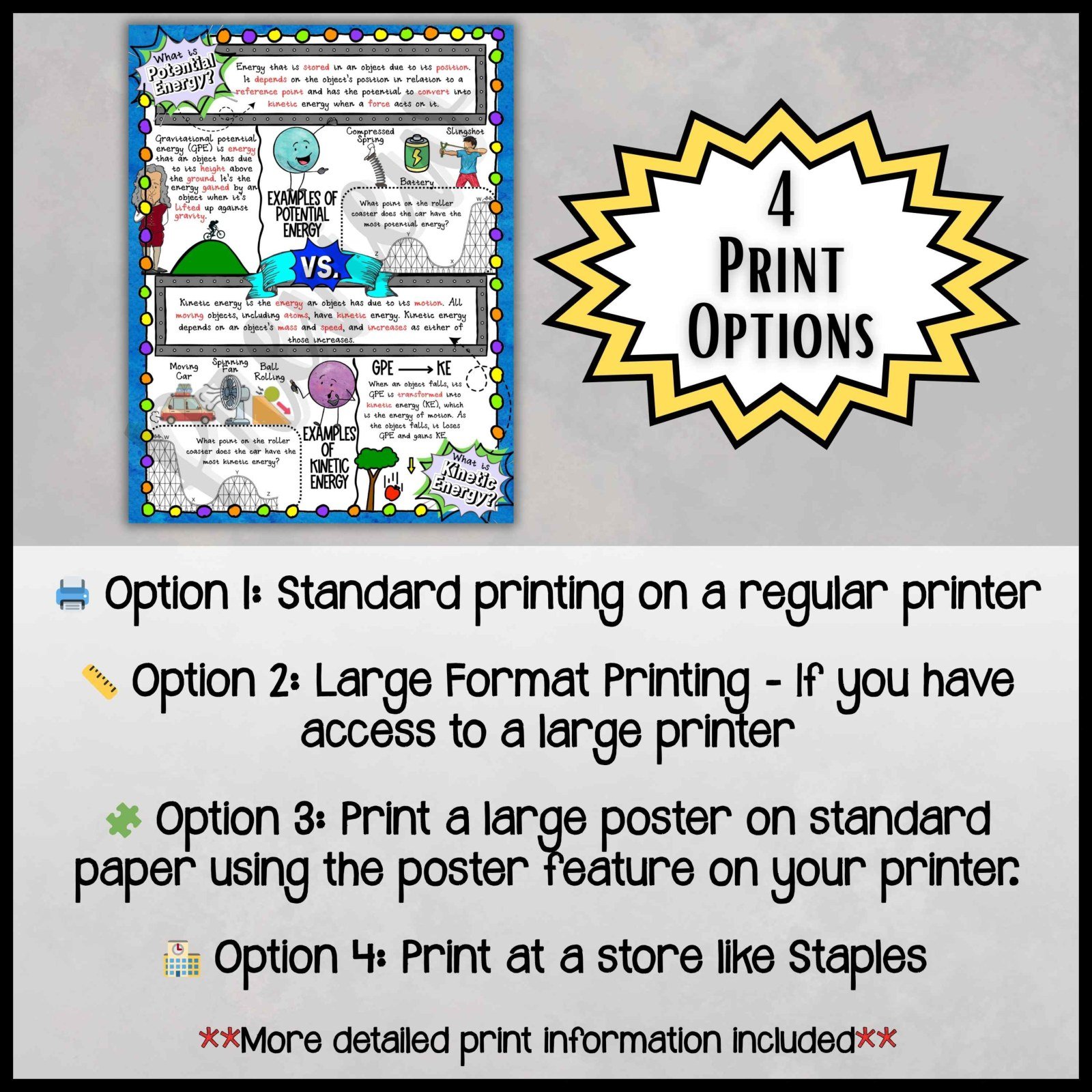 Physics Anchor Chart Poster Bundle | MS Earth Science Posters | Classroom Decor - Image 20