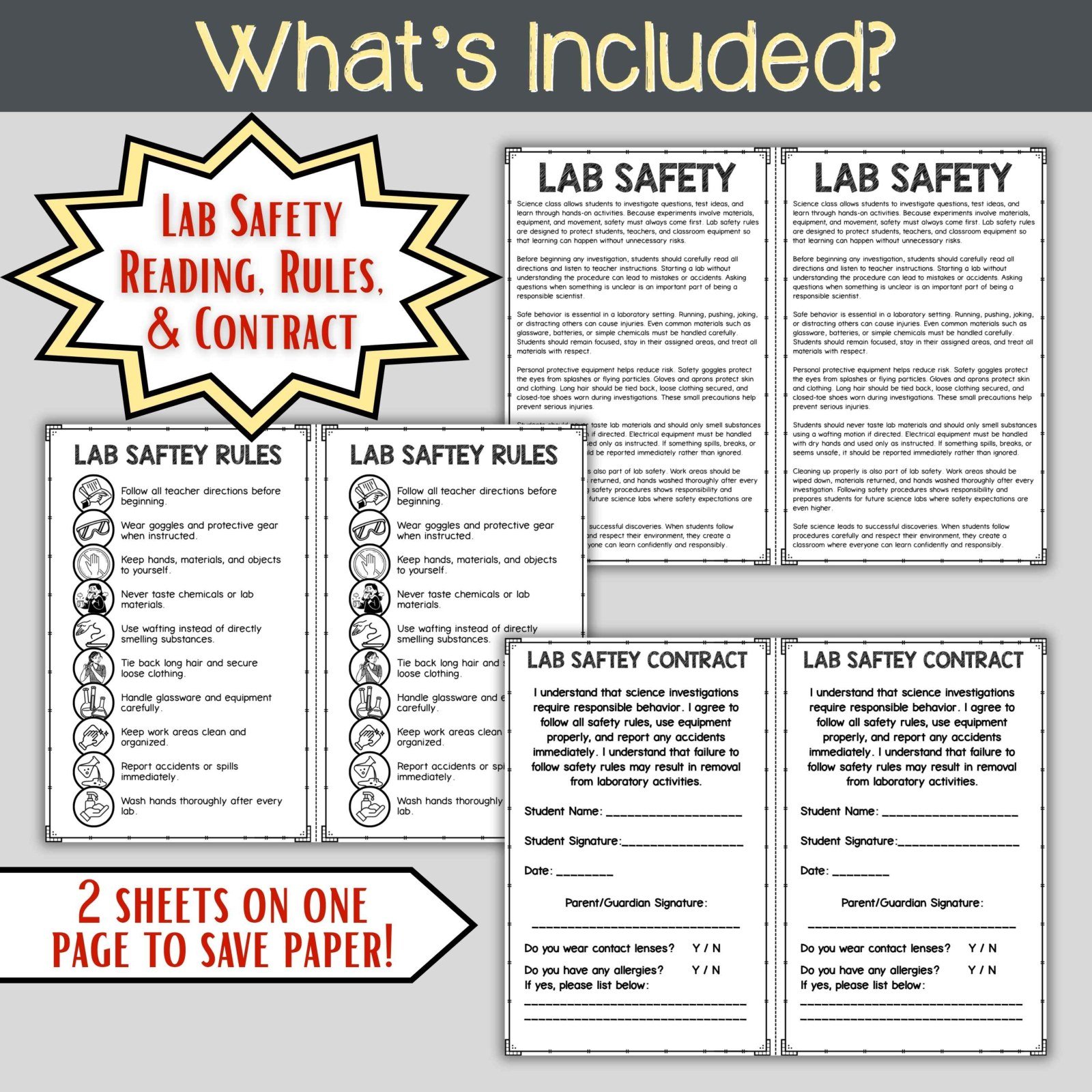 Science Interactive Notebook Setup | ISN Cover, Dividers, Graphic Organizers - Image 7