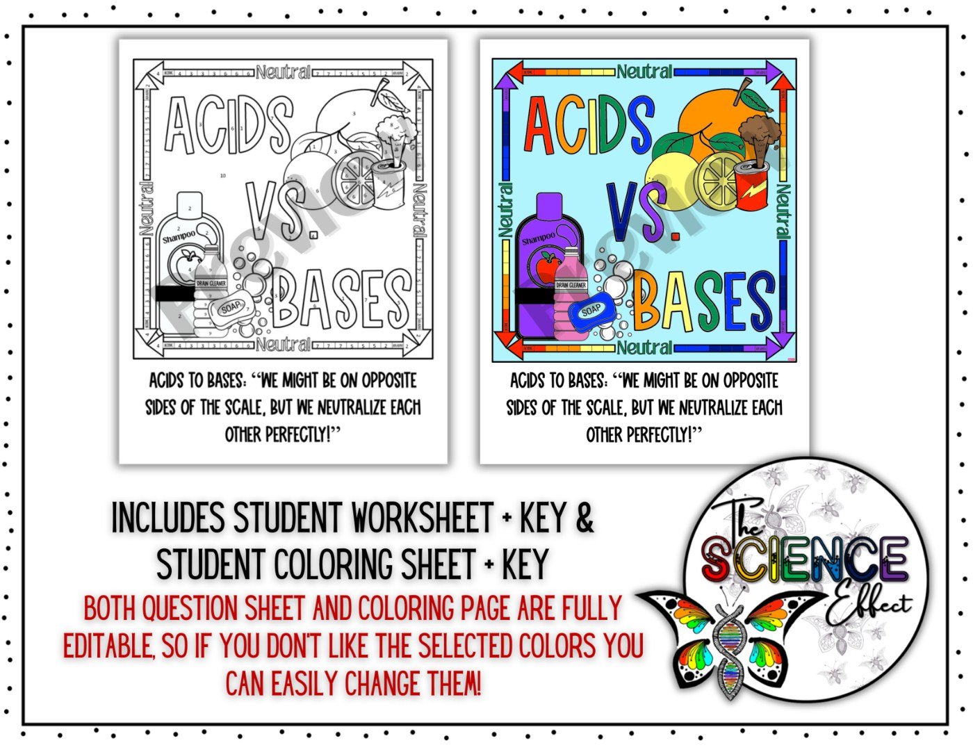 Acids & Bases Activity Bundle 30% OFF! | No-Prep Chemistry Activities - Image 11
