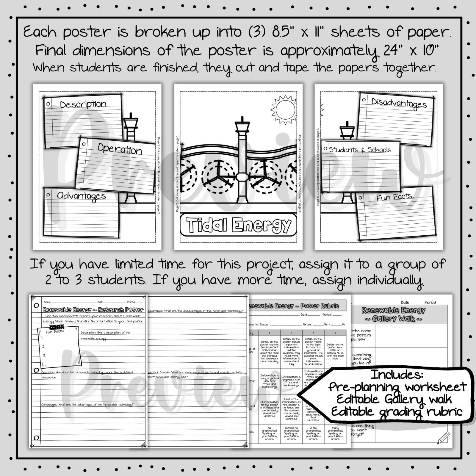Renewable Energy Collaborative Poster Project | Science Research Activity - Image 2