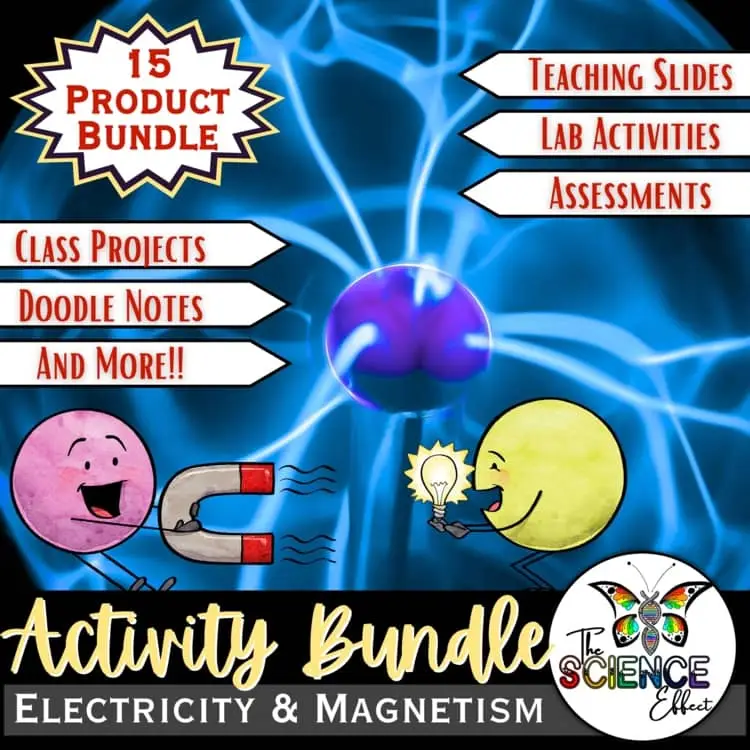 Electricity & Magnetism SUPER BUNDLE — Complete Electromagtetism Unit cover