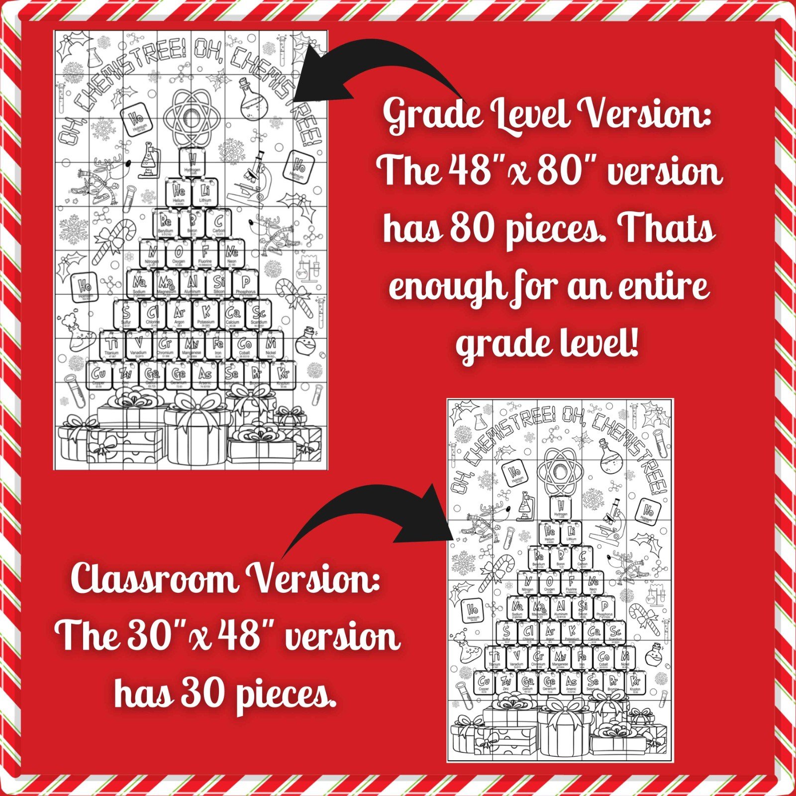Periodic Table of Elements | Christmas Science Activity Bundle - Image 9