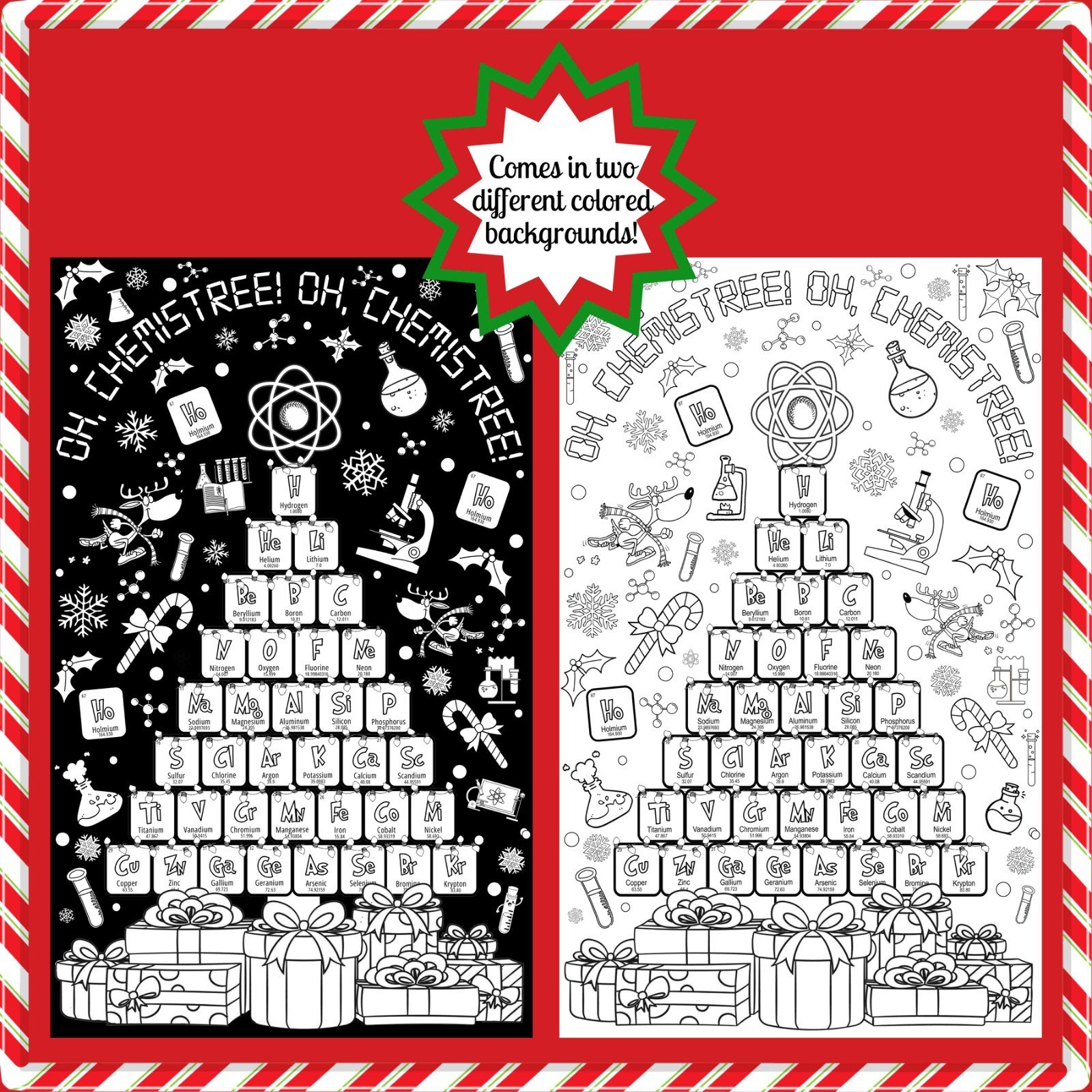 Periodic Table of Elements | Christmas Science Activity Bundle - Image 10