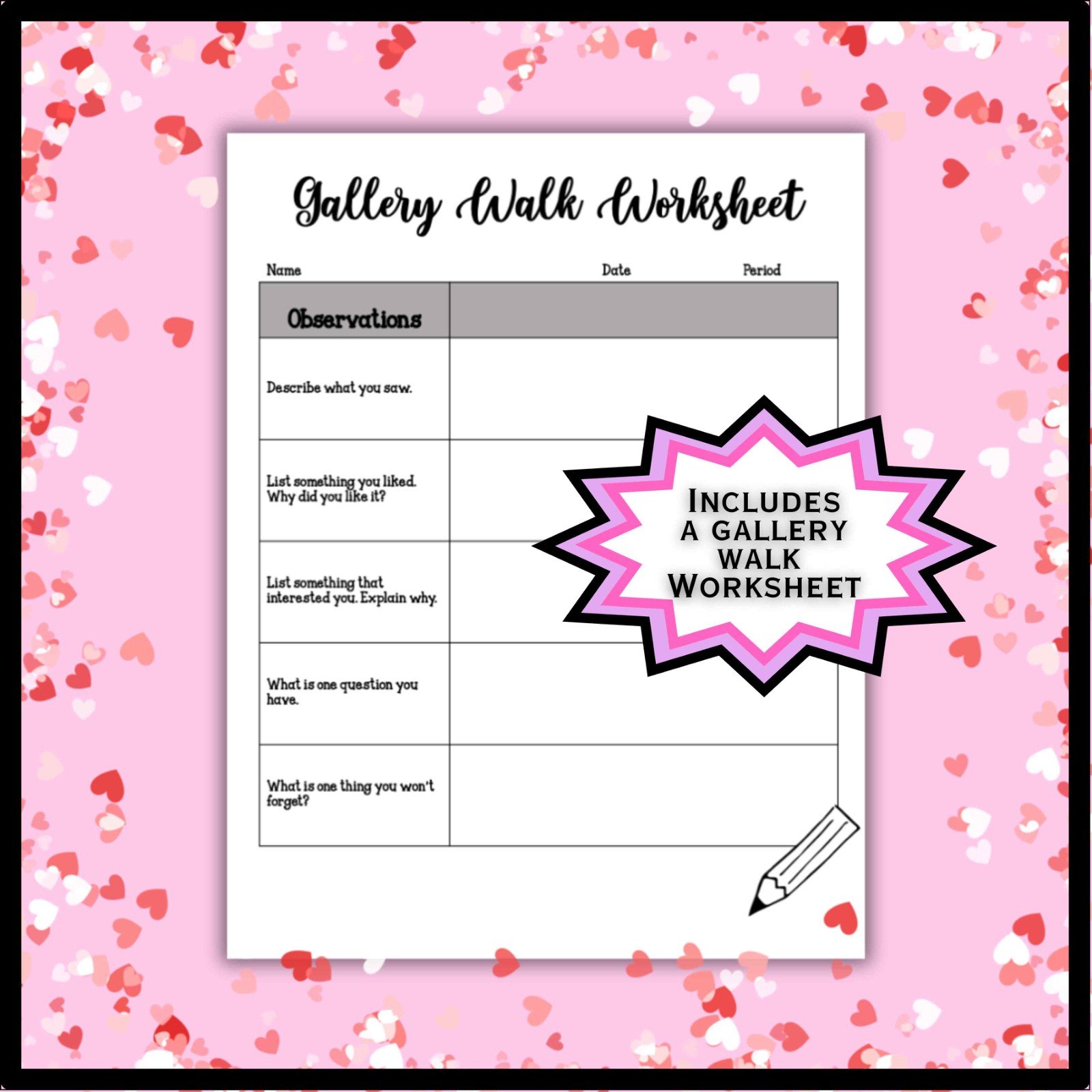 Valentine's Day Science Activity | Research Pennant Bundle - Image 15