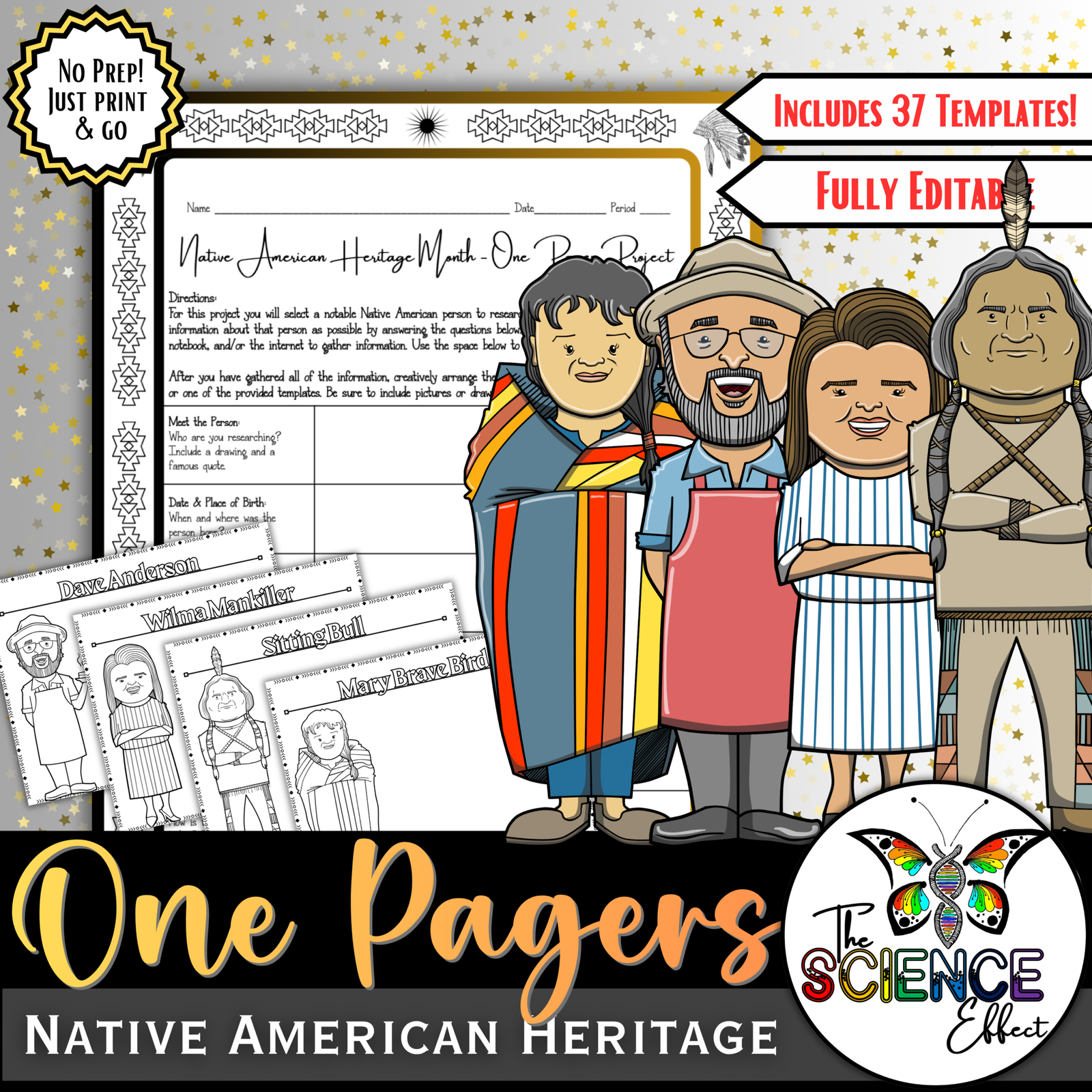 Native American Heritage One Pager Research Project