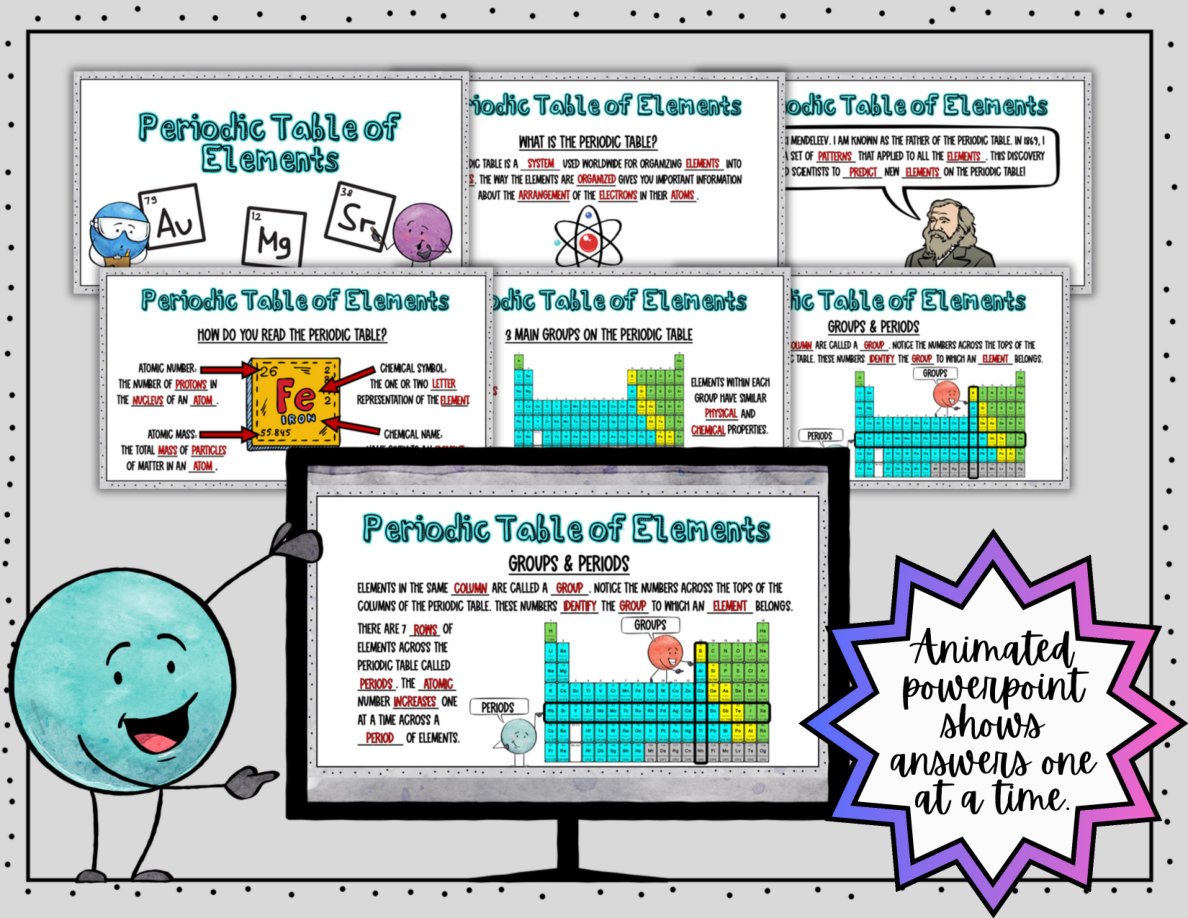 Digital Doodle Notes ~ Periodic Table of Elements ~ Science Doodle Notes - Image 6