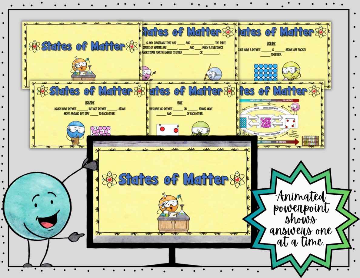 States of Matter Digital Doodle Notes | Science Doodle Notes - Image 6