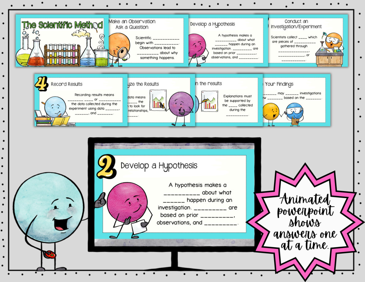 Scientific Method Digital Doodle Notes | Visual Notes | Middle School Science - Image 6