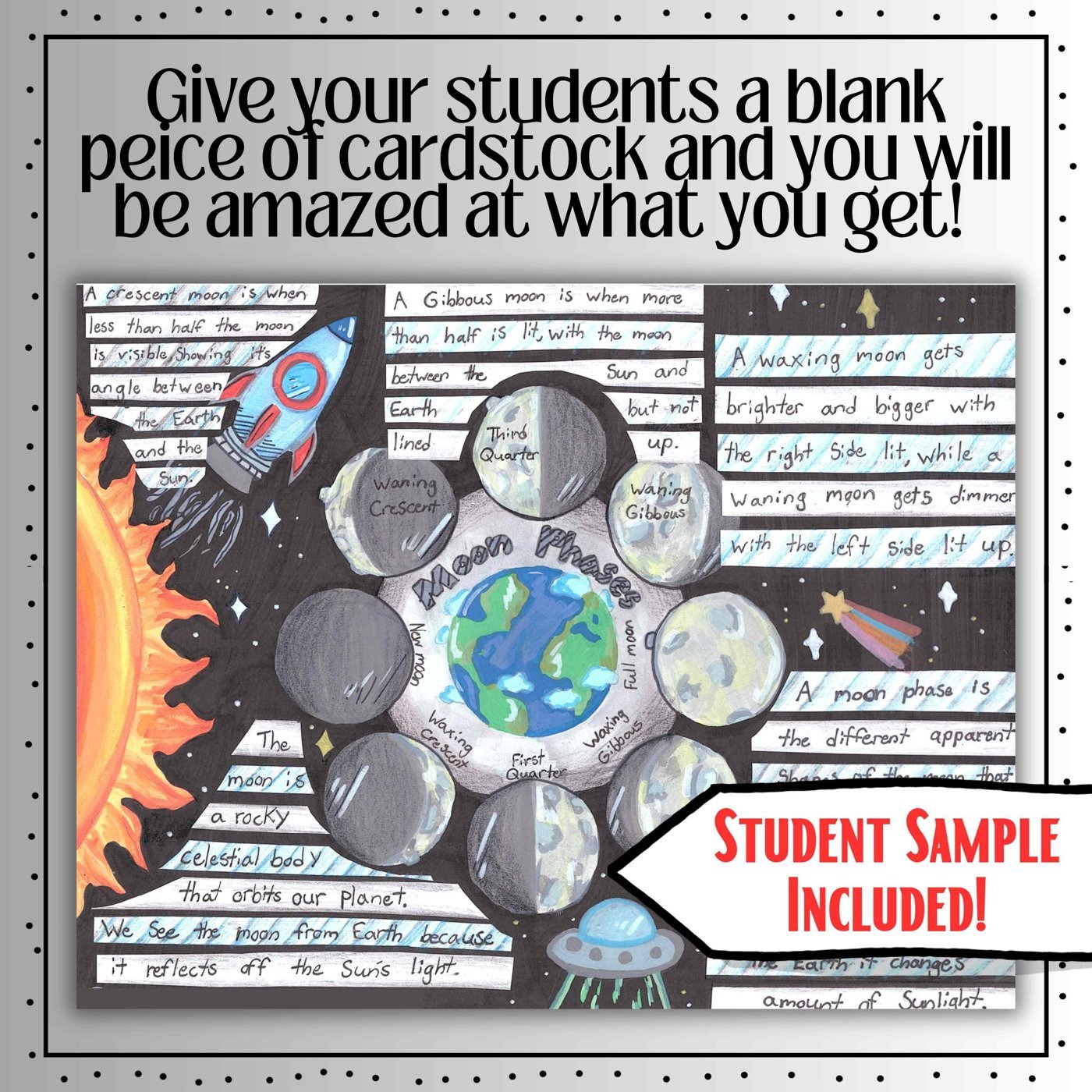 Space Science | Astronomy | One Pager Research Project Bundle - Image 3
