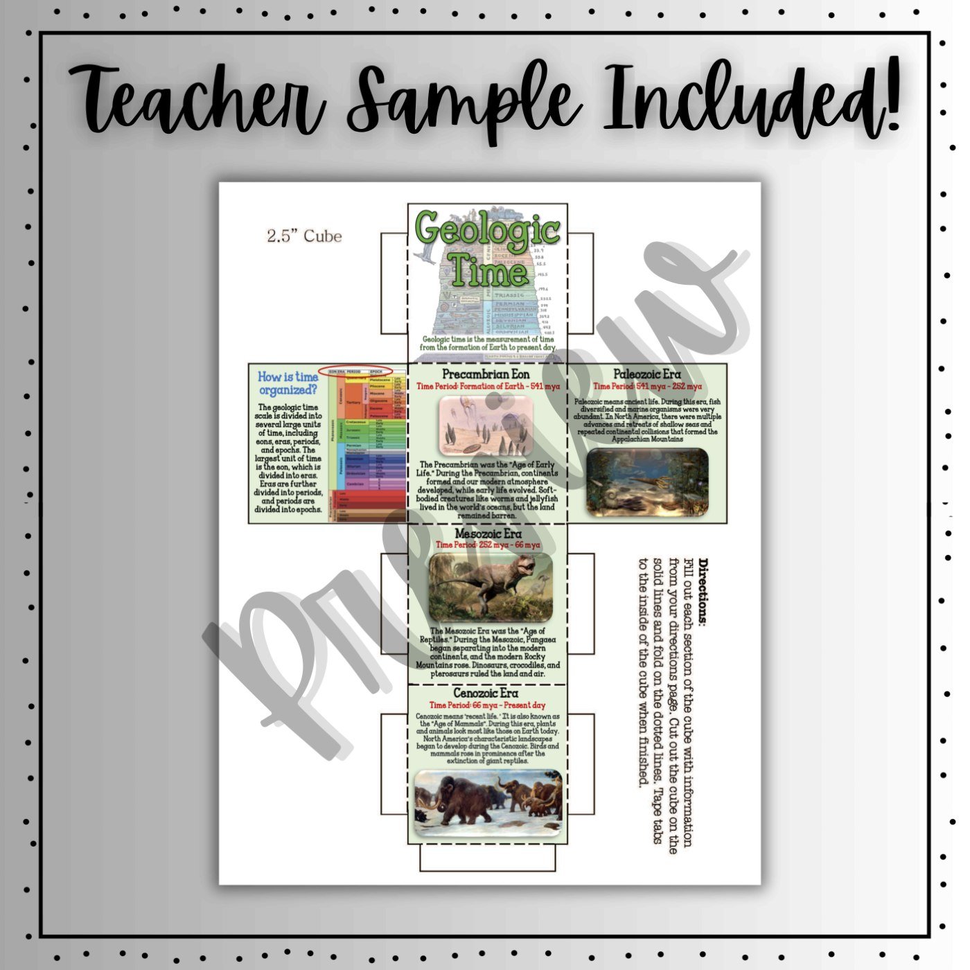 Geologic Time Activity Bundle 30% OFF! | No-Prep Earth Science Activities - Image 5
