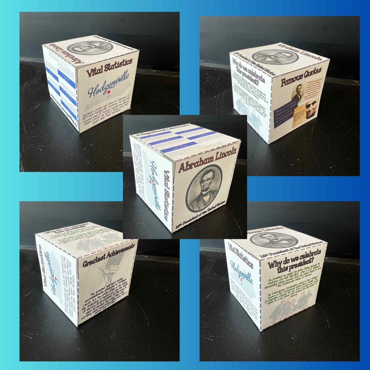 American Presidents 3D Research Project Cube | U.S. History & Biography Activity - Image 5