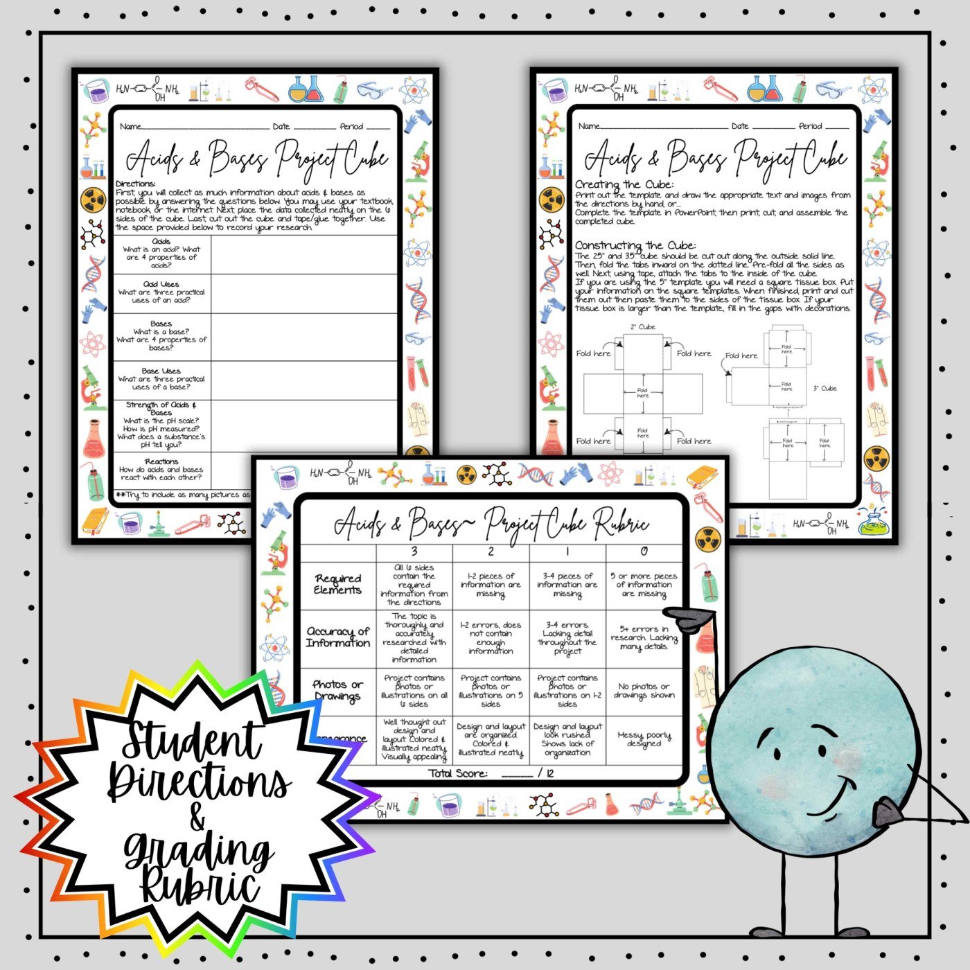 Acids & Bases Activity Bundle 30% OFF! | No-Prep Chemistry Activities - Image 2