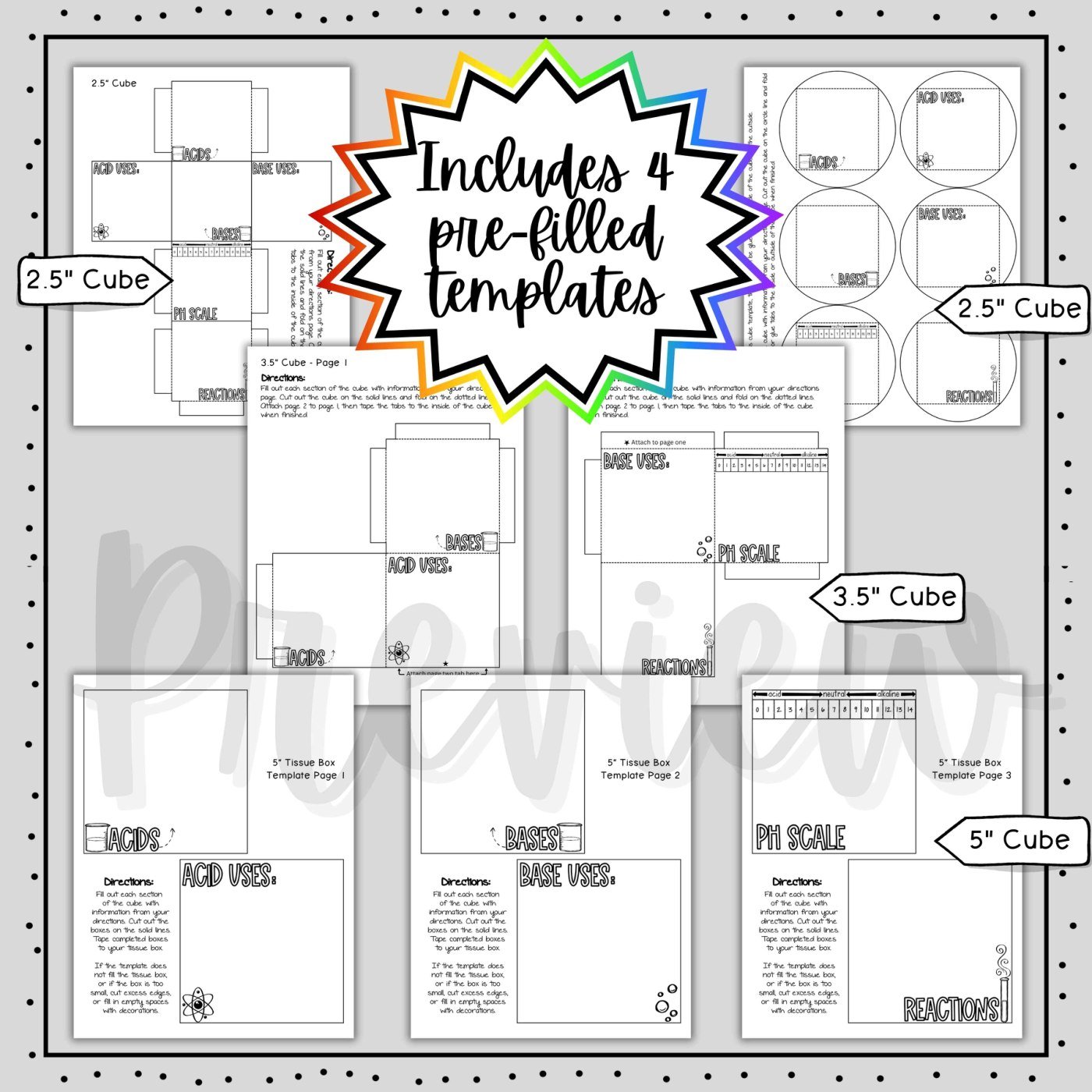 Acids & Bases Activity Bundle 30% OFF! | No-Prep Chemistry Activities - Image 3