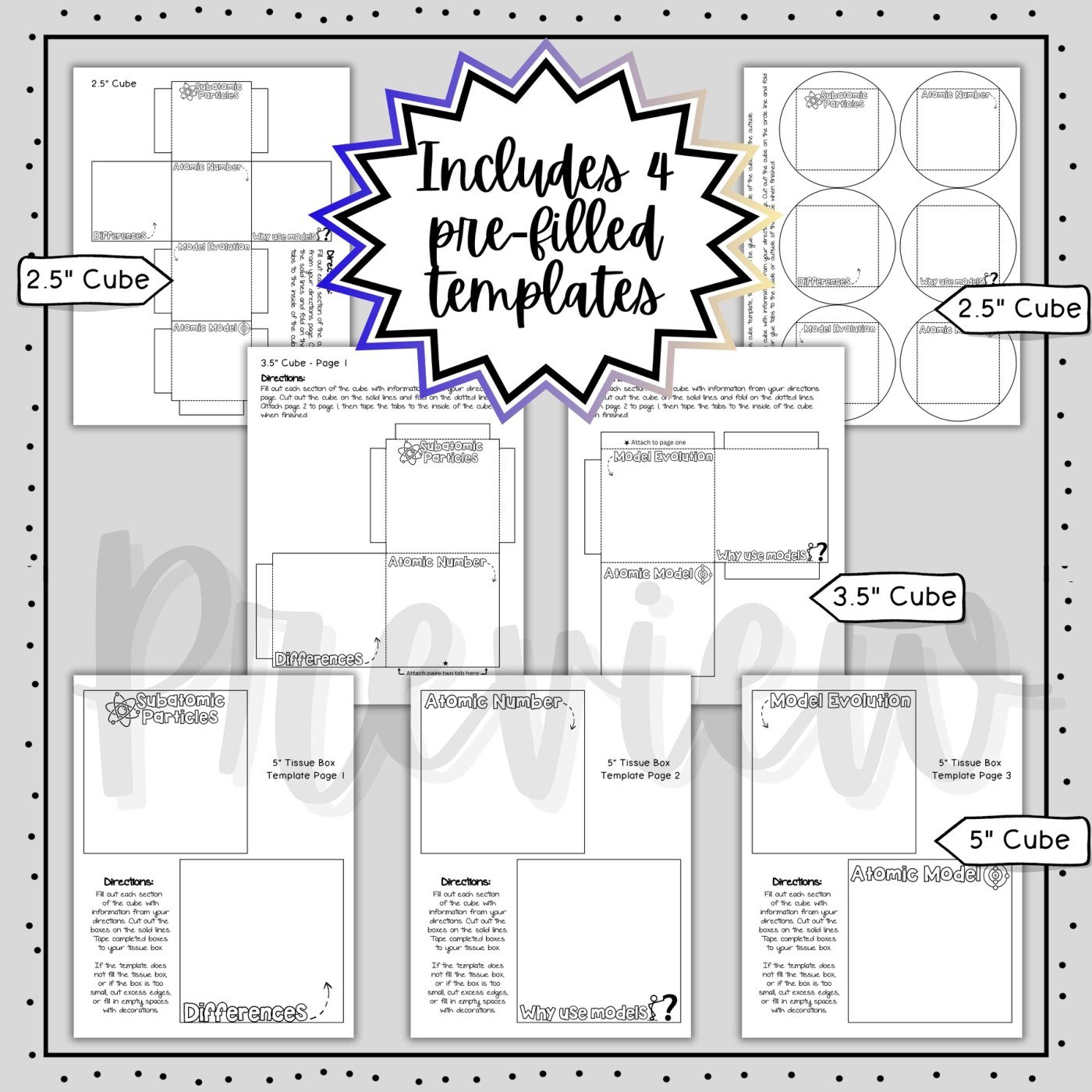 Structure of an Atom Activity Bundle 30% OFF! | No-Prep Chemistry Activities - Image 17